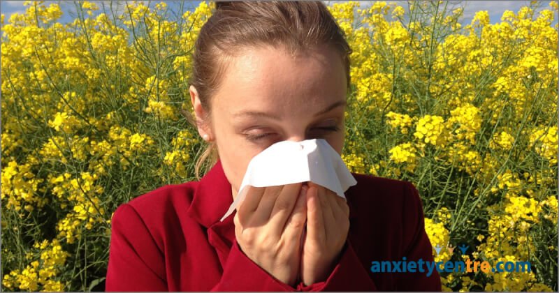 anxiety allergies symptoms