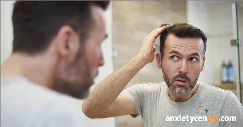 hair thinning, hair loss, balding anxiety symptoms
