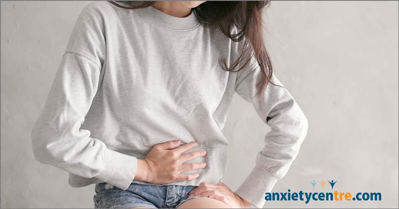 butterflies in the stomach, nervous stomach, queasiness anxiety symptoms picture