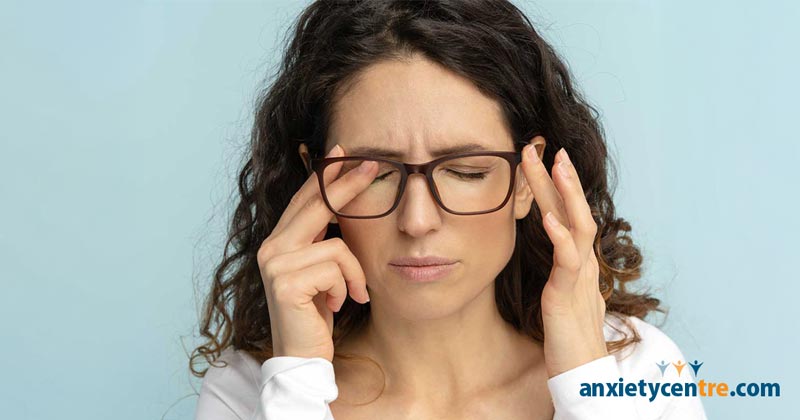 flashing lights, eye flashes, and seeing stars anxiety symptoms