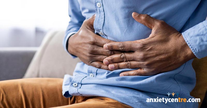 involuntary stress hormone rush or abdomen rush anxiety symptoms